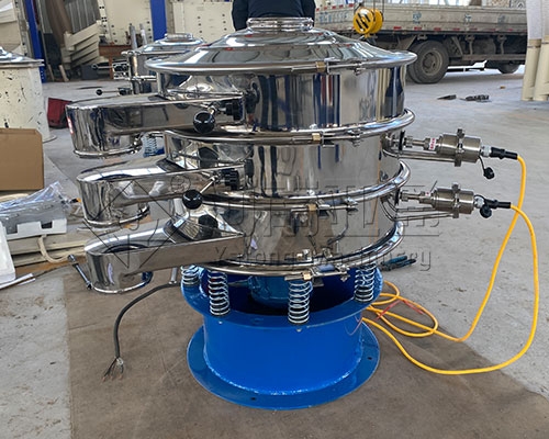 氧化铝超声波旋振筛发货